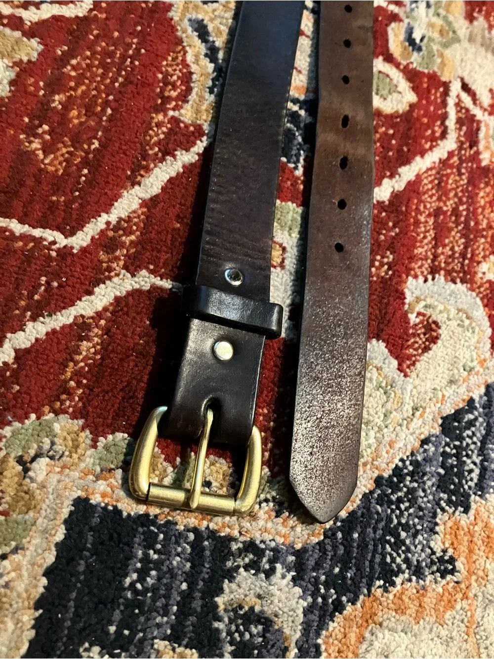 Filson Leather Belt Size 38 - Picture 2 of 5